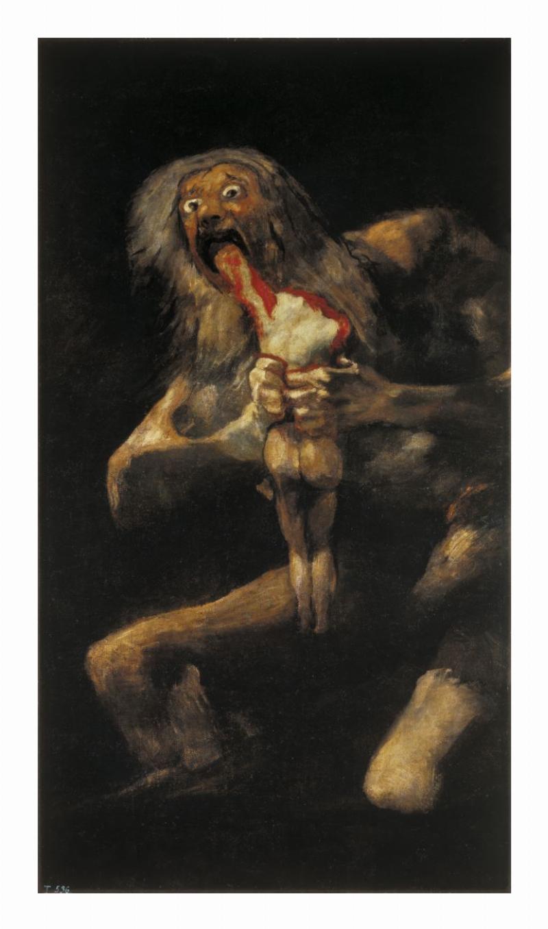 Saturno devorando a un hijo