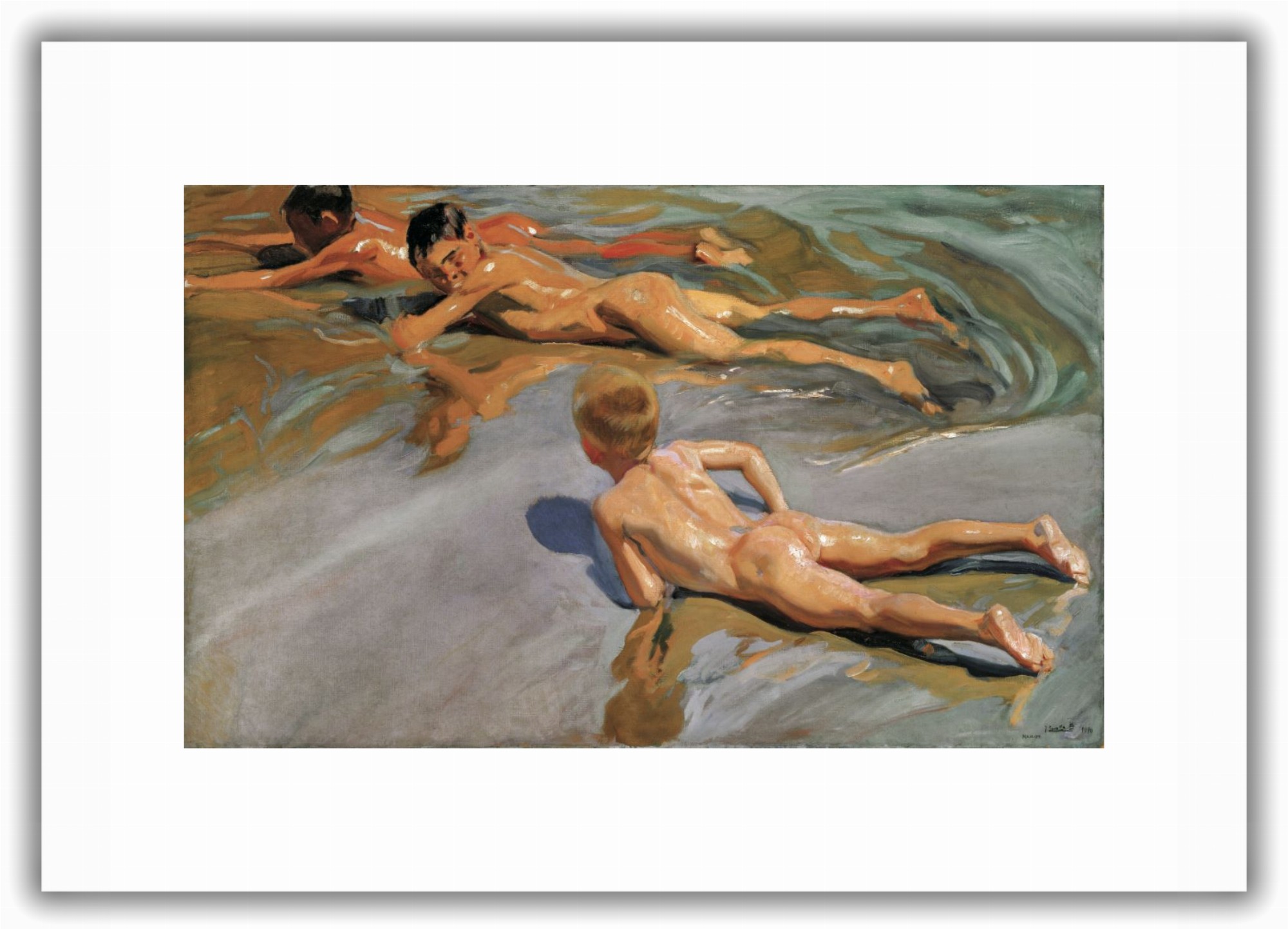 Chicos en la playa