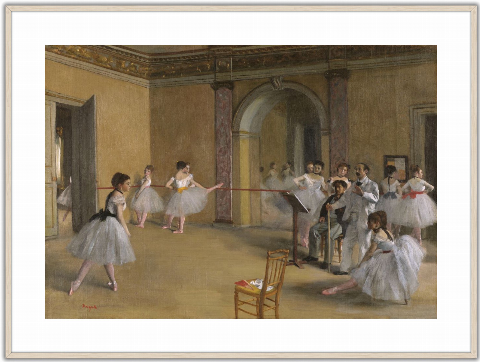 Le Foyer de la danse à l'Opéra de la rue Le Peletier