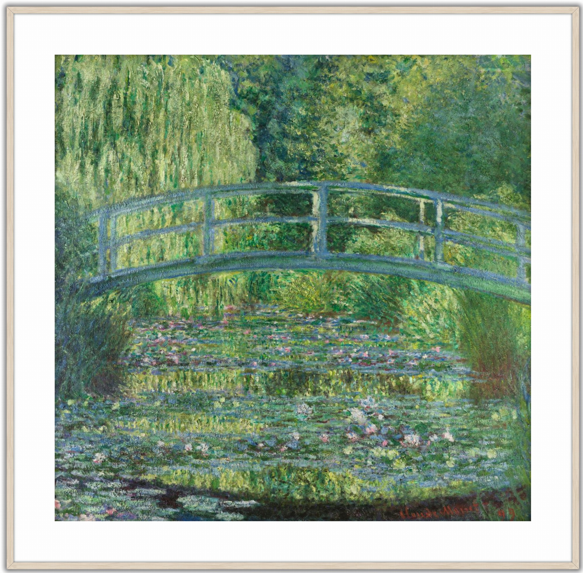 Le Bassin aux nymphéas: harmonie verte