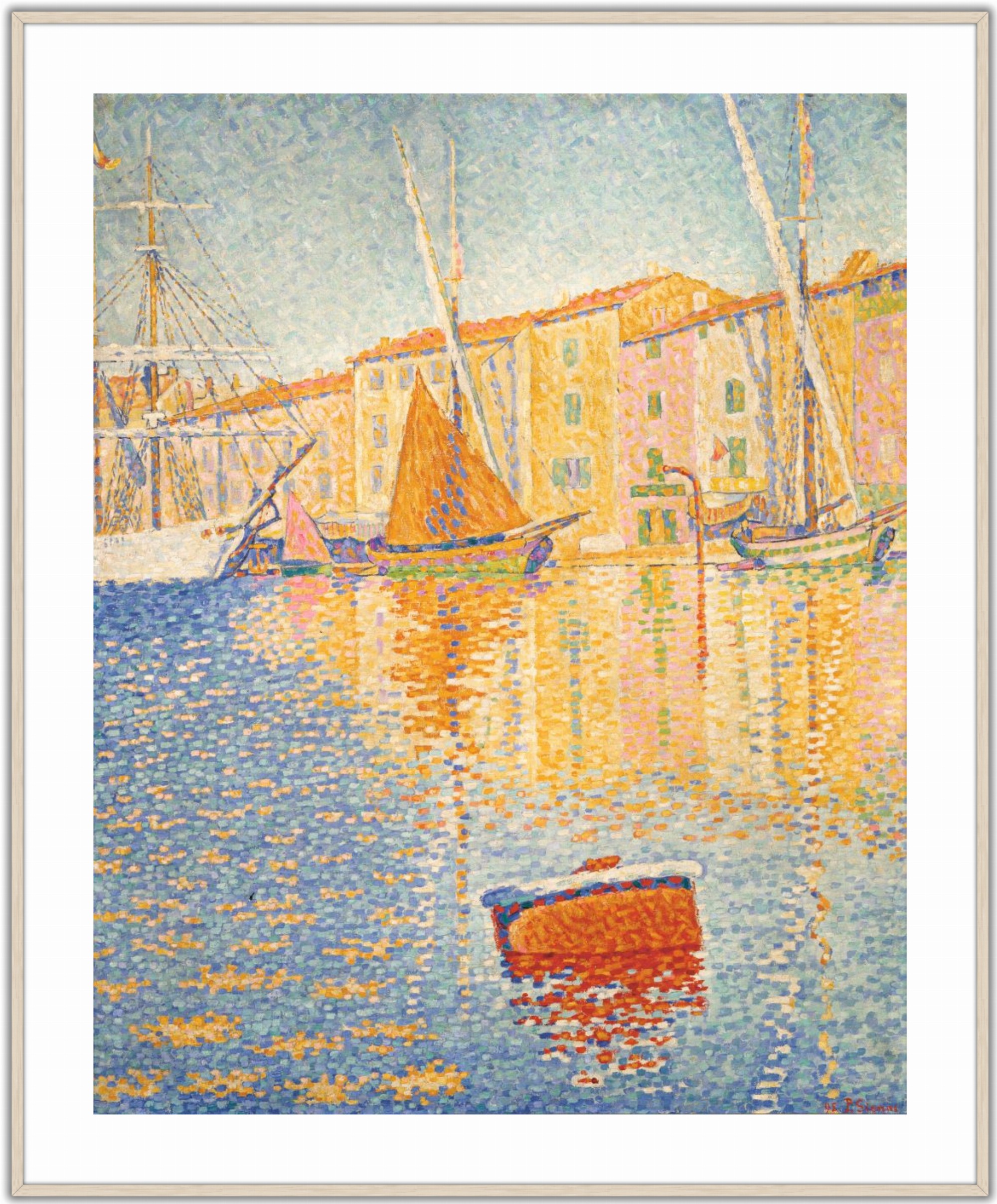 Saint-Tropez. La bouée rouge