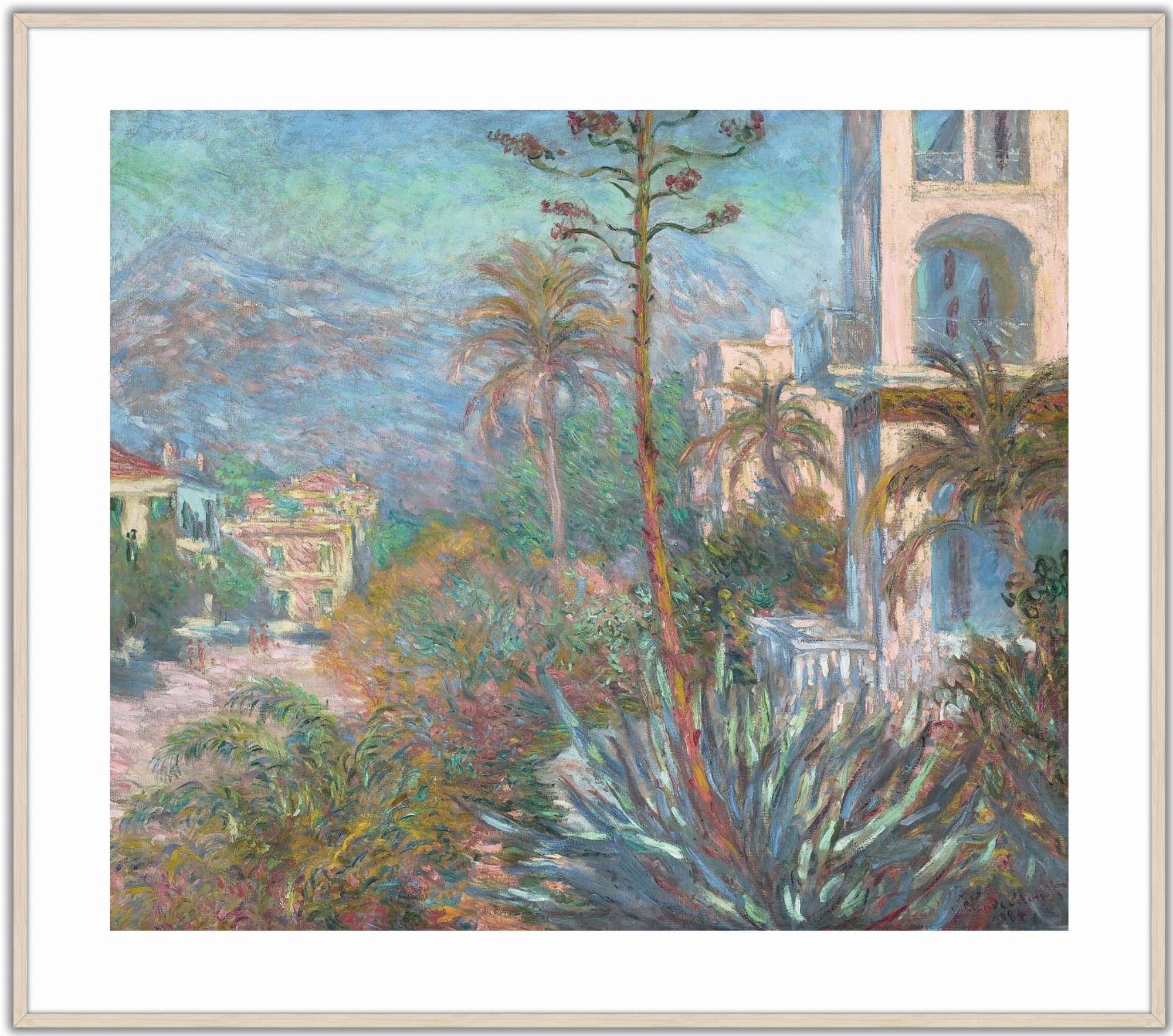 Les villas à Bordighera